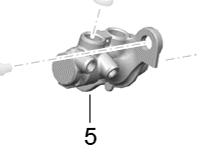 Brake master cylinder. Porsche 95B Macan - 4M0611021D, PMN237