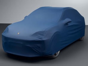 Outdoor car cover Plus, in Blue. Macan-e  Electric (H2) 2024>> - 95C044021A - 95C044021A