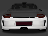 后保险杠 GT3/RS 外观。保时捷 911 (997) 2008-12 C2 / C2S - ZB125, ZB125