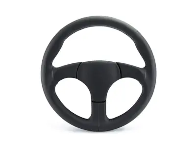 Sportstuur in ZWART leer (zonder airbag). Porsche 944/968 - 968347084008YR
