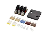 PANNEAU DE FUSIBLES ARRIÈRE DANS LE COMPARTIMENT MOTEUR 3 VOIES avec LED Indicateurs de panne de fusible Classic Retrofit - 91161209305, 91161209306