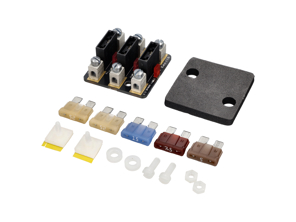 PANNELLO FUSIBILI POSTERIORE NEL VANO MOTORE A 3 VIE con LED Indicatori di guasto fusibile Classic Retrofit - 91161209305, 91161209306