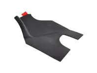 Moldura de extremo de aleta/pilar A: color negro. Porsche 981/718 (982) Boxster y Cayman / 991 Carrera y Turbo y GT3 - 991555747001E0, 991555748001E0