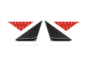 Anti buffeting carbon fibre wind deflector set. Porsche 992