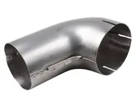 Raccord coudé pour échangeur de chaleur, en acier inoxydable. Porsche 911 1975-83 / 930 Turbo - 91121113100, 1623150100, 91121113101, 1623150200 - 1623150200, 1623150100