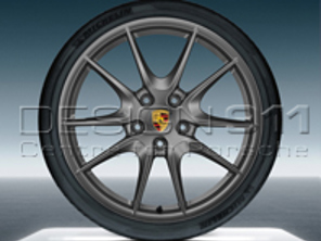 20' 991 C4 / C4S Carrera S Platinum Cerchi in lega e pneumatici Porsche originali - 99104460226, 99104460225