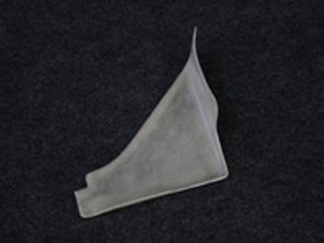 Protezione motore SINISTRA - piastra di blocco per alloggiamento ventola grande. Porsche 914GT - TK 211I, TK211I