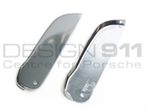 Side Sill Panel End Caps. Porsche 911 1974-77  'Polished Aluminium' - PCG55994103