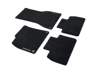 Tapis de sol avec contour en Nubuck, noir. Porsche 95C (H2) Macan Electric LHD - Volant à gauche - 95C864435BLK