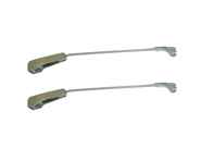 Wiper arm Pickle fork style PAIR. Porsche 356A Coupe / Cabriolet / Convertible D - 64462830114, 64462830110 - 356WSN001