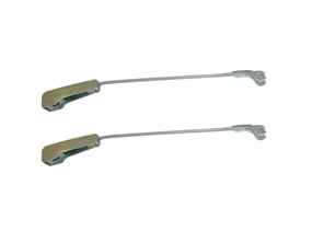 Wiper arm Pickle fork style PAIR. Porsche 356A Coupe / Cabriolet / Convertible D - 64462830114, 64462830110 - 356WSN001