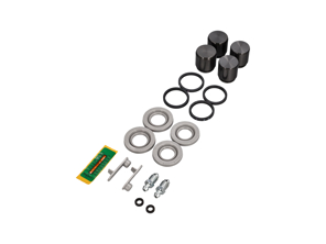 Hochleistungs-Bremssattel-Kolben- und Dichtungssatz für die Hinterachse (28 mm und 30 mm). Passend für Porsche 986 / 987 / 981 / 718 / 964 / 996 / 997 / 928 / 944 / 968 - 95135291701, 95135291700 - 672801