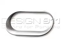 Rear bumper tail pipe cover. Porsche 957 Cayenne - 95550583700U90, 95550583800U90