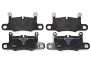 Brake pads, Rear. Porsche 970 Panamera 3.6L / 4.8L / Turbo - 97035294904, 97035294908, 971698451A, 971698451L