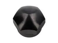 Dado a tazza per gruppo braccio tergicristallo anteriore, NERO. Porsche 911 / 914 - 90162834100