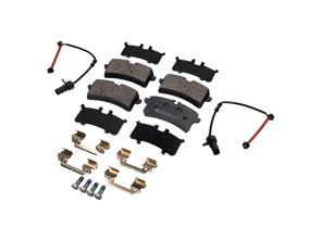Bremsbeläge hinten mit Zubehör, Zimmermann Standard-Sortiment. Porsche 95B Macan Turbo - 24643.170.2, 95B698451, 95B698451A, 95B698451B, 95B698451L - 24643.170.2