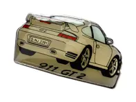 Pin Insignia 'Porsche 911 GT2' Blanco