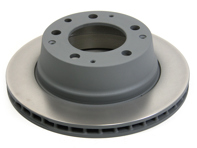 Brake disc rotor, Rear. Porsche 911 1984-89 3.2L - 91135204108, 205802C, 91135204109