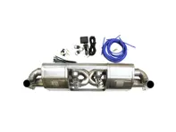 DesignTek 前消声器 X-Pipe 排气管带 valvetronic 开关保时捷 991.1 - 115280-01, 99111133105, 99111133107, 99111133104, 99111133106