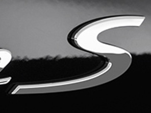 S - Chromed rear badge for Porsche 95B.1 Macan - 95B853675A