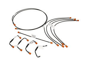 刹车线套件。保时捷 356 C - 64442314, 69535260100, 69535260201, 69535531300, 69535560500, 69535560600 - 1661501210