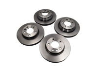 保时捷 955 卡宴前轮和后轮制动盘转子套件 - 95535140141, 95535140241, 955.35.1401.41, 955.351.402.41, 95535240131, 95535140141BRE, 95535140241BRE, 95535240131BRE