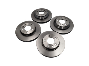 保时捷 955 卡宴前轮和后轮制动盘转子套件 - 95535140141, 95535140241, 955.35.1401.41, 955.351.402.41, 95535240131, 95535140141BRE, 95535140241BRE, 95535240131BRE