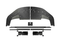 Front bumper lower splitter kit. Porsche 992 GT3