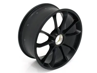 Cerchio anteriore in lega da 20" GT3, in nero opaco. Porsche 991.2 GT2 - 99136216883JE1, 99136216883, 99136216282JE1, 99136216282