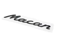 Inscripciones/letras Macan en negro brillante. Parte trasera/portón del maletero Porsche Macan 95B.2