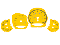 Cadran réglé, manuel / kmh. Porsche 991.1 turbo / turbo S