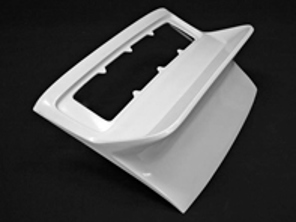 Rear duck tail (Ducktail) spoiler, aluminium frame. Porsche 911 - TK 13, TK13, TK13A