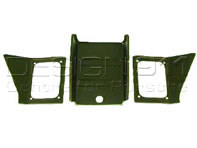 Battery box rear wall (3 piece). Porsche 356A (1956-59) - 64450103000, PP114A, P114A