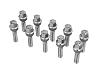 镀铬车轮螺栓 适用于保时捷 Boxster 986 / 996 / 997 Extra Long（10 个装） - 3608100018