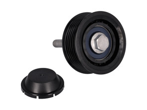 Rodillo de desviación de la polea tensora de la correa. Porsche 958 Cayenne 3.6L / 970 Panamera 3.0L - 94610211876, 94610211875