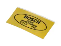 Engine Sticker For Ignition Coil 12 V. Porsche 912 / 356 - 64470100801 - 356234-15
