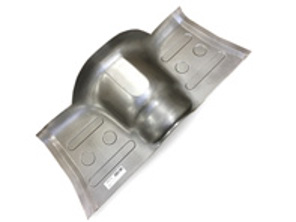 Rücksitzboden komplett mit Getriebeabdeckung. Porsche 356A - 64450107300