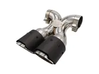 Tuyau d'échappement en fibre de carbone. Porsche 981 Boxster / 981C Cayman - 98111126100, 98111136100, 98111136160, 981111361600, 98111136161, 98111196100, 98111196101