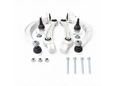 Kit braccio oscillante e bulloni per sospensioni anteriori (6 pezzi) Porsche Macan 95B - 95B407693, 95B407694, PAC407151, PAC407152