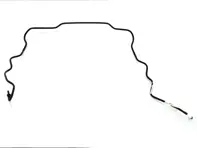 Koplampsproeierslang, Rechts. Porsche 996 2001 >> - 99662813601, 99662813500