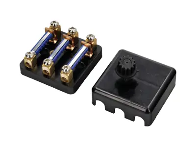 Pannello fusibili posteriore a 3 vie con coperchio. Porsche 911 - 91161209306, 91161209307, 91161209305