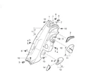 Tope tope embellecedor paso rueda interior 20x8x0,5. Porsche 970 Panamera - 99970354740