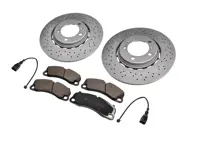 FRONT Brake Disc and Pad Package. Porsche 718 Boxster GTS 4.0ltr / 718 Cayman GTS 4.0ltr - 9P1615301, 9P1615301J, 9P1615302, 9P1615302J