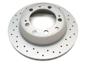 Rotore disco freno posteriore. Porsche 944 / 924S / 924Turbo / 924GT Auto senza ABS - 94435204102, 94435204105, 460.1511.52, 92835204102 - 460.1511.52