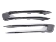 Separatori dei condotti dell'aria del paraurti anteriore, in fibra di carbonio. Porsche 991.1Carrera - E319