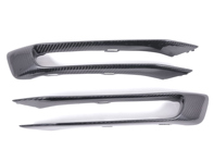 Front bumper air duct splitters, Carbon Fibre. Porsche 991.1 Carrera - E319