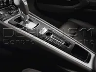 Cubierta de la consola central en ALUMINIO CEPILLADO. Porsche 991 / 981 Boxster/Caimán / 718 Boxster/Caimán - 99155398104U03