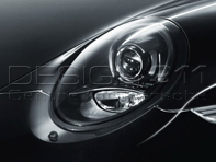 LED Headlamp Set in Black with PDLS+. Porsche 991 RHD cars - 99104490101