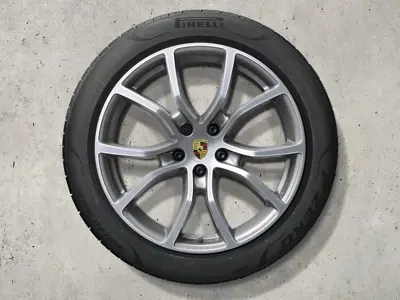 Jantes alliage 21" Cayenne Exclusive Design et pneus été Porsche d'origine - 9Y0044643G