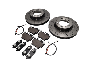 Pack Plaquettes de frein et Disques de frein AVANT pour Porsche 996 Carrera - 99635294903, 99635108802, 99661236501, 99635140501, 99635140601, 99635294904, 99635140X01